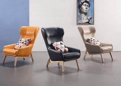 Turbo High Back Armchair Wingback Chair Singapore