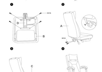 Londrina Heavy Duty Office Chair Singapore SingaporeHomeFurniture