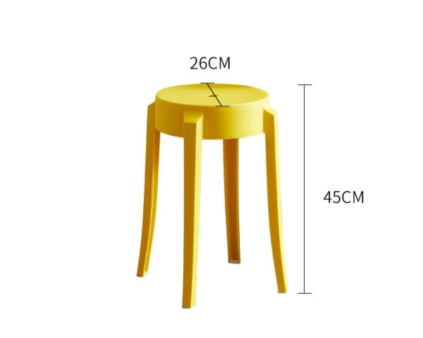 Mercedes Plastic Stool Singapore SingaporeHomeFurniture