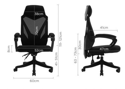 Santos Heavy Duty Office Chair Ergonomic Chair Executive Office Chair SingaporeHomeFurniture