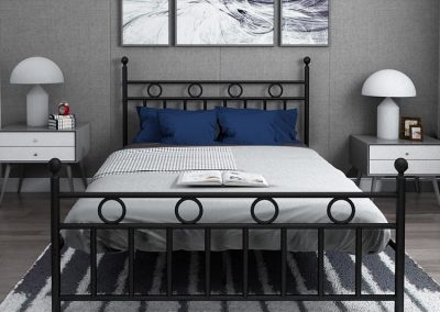 Blankenberge Wrought Iron Bed Frame Singapore SingaporeHomeFurniture