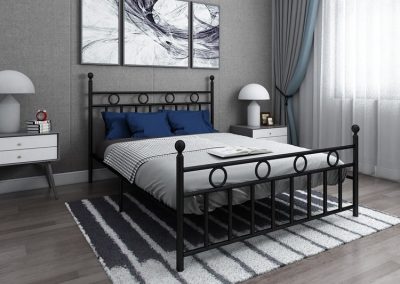 Blankenberge Wrought Iron Bed Frame Singapore SingaporeHomeFurniture
