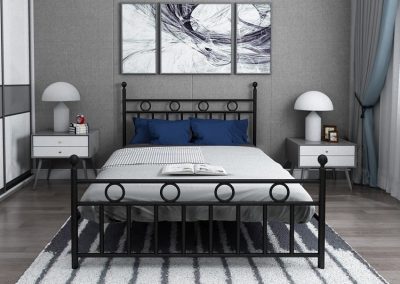 Blankenberge Wrought Iron Bed Frame Singapore SingaporeHomeFurniture