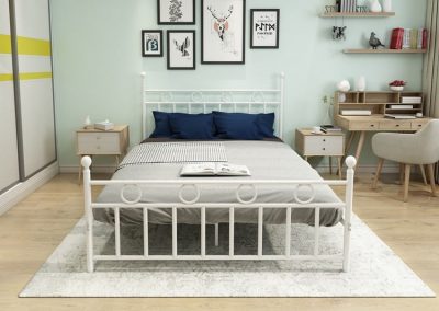 Blankenberge Wrought Iron Bed Frame Singapore SingaporeHomeFurniture