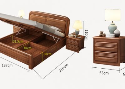 Ixelles Divan Bed Frame Singapore Bed with storage space SingaporeHomeFurniture