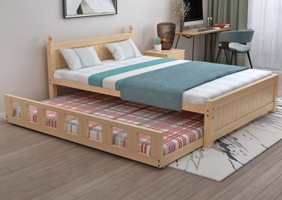 Charleroi Pull Out Bed Frame Singapore Trundle Bed SingaporeHomeFurniture