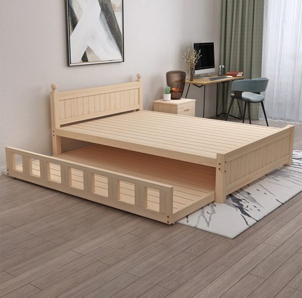 Charleroi Pull Out Bed Frame Singapore Trundle Bed SingaporeHomeFurniture