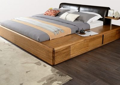 Châtelet Teak Wood Bed Frames Wooden Bed Frames Wood Bed Frames SingaporeHomeFurniture