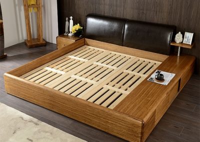 Châtelet Teak Wood Bed Frames Wooden Bed Frames Wood Bed Frames SingaporeHomeFurniture