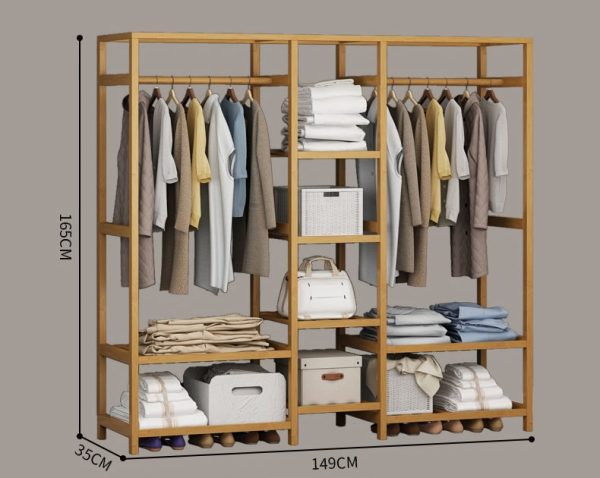 Delicias Portable Wardrobe Rack Singapore SingaporeHomeFurniture