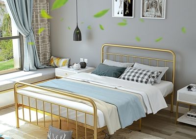 Ghent Wrought Iron Bed Frame Singapore SingaporeHomeFurniture
