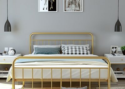 Ghent Wrought Iron Bed Frame Singapore SingaporeHomeFurniture