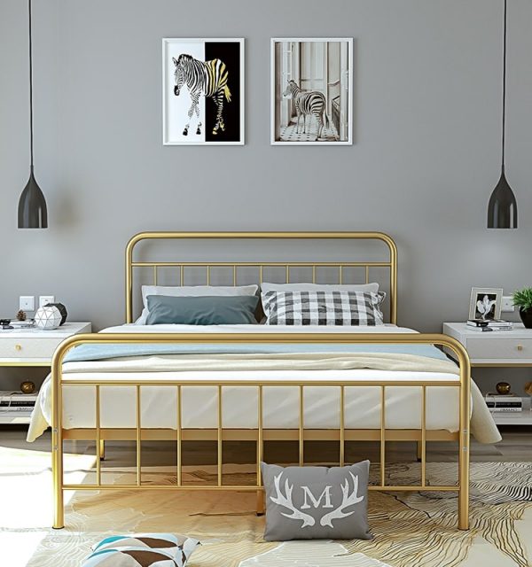 Ghent Wrought Iron Bed Frame Singapore SingaporeHomeFurniture