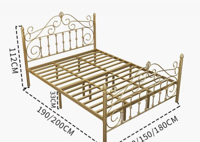 Liege Wrought Iron Bed Frame Singapore SingaporeHomeFurniture