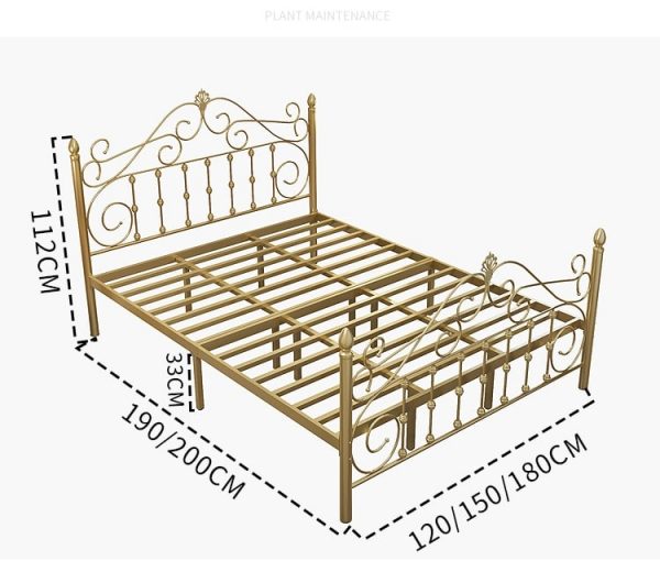 Liege Wrought Iron Bed Frame Singapore SingaporeHomeFurniture