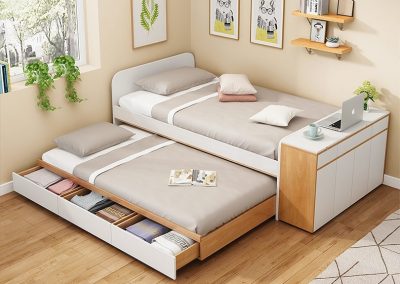 Ninove Pull Out Bed Frame Singapore Trundle Bed SingaporeHomeFurniture