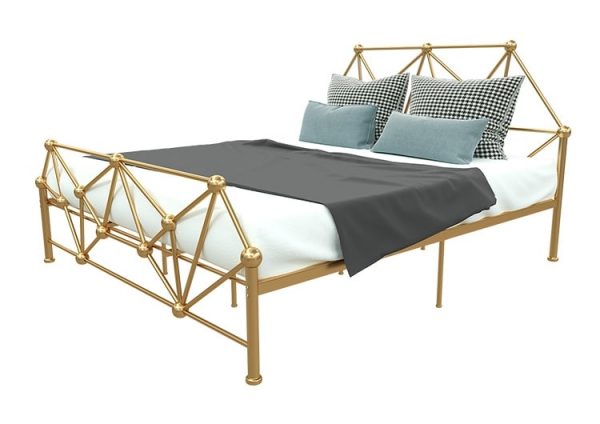 Poperinge Wrought Iron Bed Frame Singapore SingaporeHomeFurniture