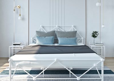 Poperinge Wrought Iron Bed Frame Singapore SingaporeHomeFurniture