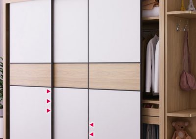 Saltillo Solid Wood Wardrobe Singapore SingaporeHomeFurniture