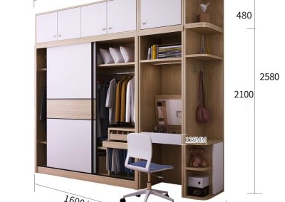 Saltillo Solid Wood Wardrobe Singapore SingaporeHomeFurniture