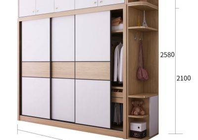 Saltillo Solid Wood Wardrobe Singapore SingaporeHomeFurniture