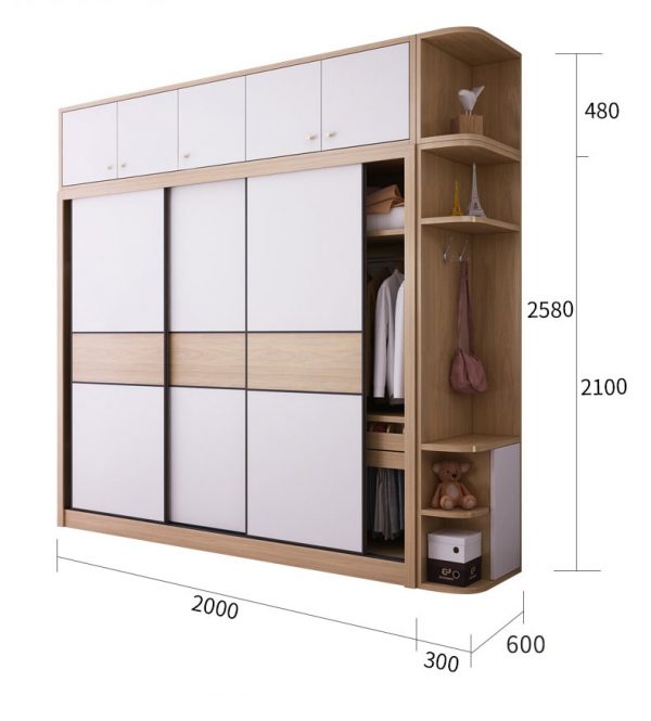 Saltillo Solid Wood Wardrobe Singapore SingaporeHomeFurniture