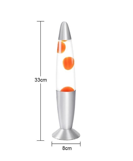 SALZBURG® Lava Lamp (Blue) | 33cm x 8cm | Beautiful Patterns | Night Lights | 5 Colours: Red, Blue, Orange, Green, Purple | $ - Image 5
