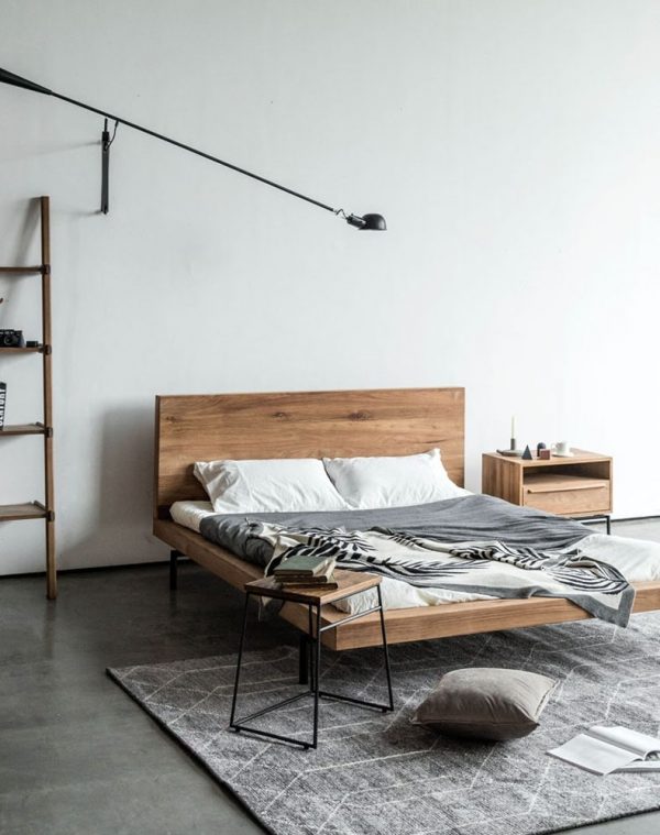 Wavre Teak Wood Bed Frames Wooden Bed Frames Wood Bed Frames SingaporeHomeFurniture