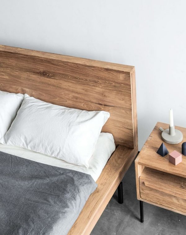 Wavre Teak Wood Bed Frames Wooden Bed Frames Wood Bed Frames SingaporeHomeFurniture