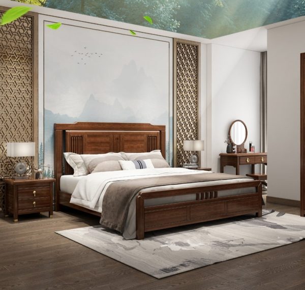Ypres Teak Wood Bed Frames Wooden Bed Frames Wood Bed Frames SingaporeHomeFurniture