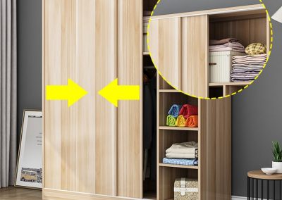 Zamora Solid Wood Wardrobe Singapore SingaporeHomeFurniture
