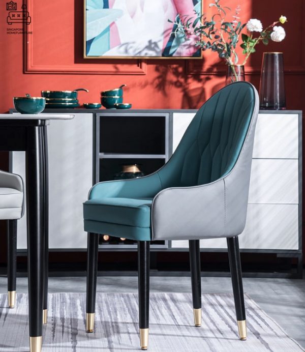 Annecy Leather Dining Chair Singapore SingaporeHomeFurniture