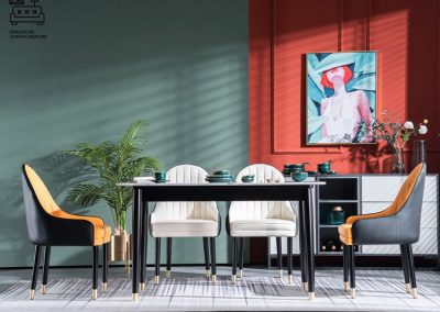 Annecy Leather Dining Chair Singapore SingaporeHomeFurniture