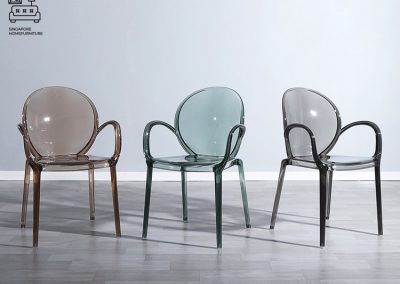 Aries Ghost Chair Transparent Chair Singapore SingaporeHomeFurniture