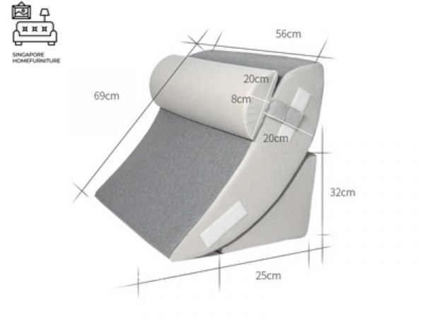 BERN® Wedge Pillow | Memory Foam + Knitted Fabric Exterior | Two Colour Selection | $$$ - Image 14
