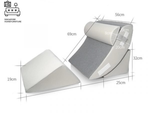 BERN® Wedge Pillow | Memory Foam + Knitted Fabric Exterior | Two Colour Selection | $$$ - Image 15