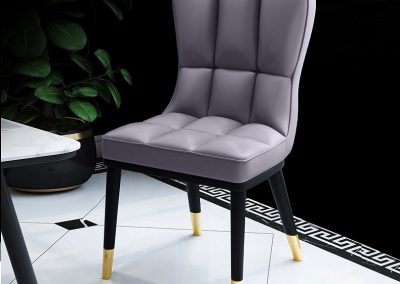 Colmar Leather Dining Chair Singapore SingaporeHomeFurniture