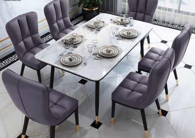Colmar Leather Dining Chair Singapore SingaporeHomeFurniture