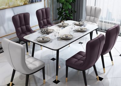 Colmar Leather Dining Chair Singapore SingaporeHomeFurniture