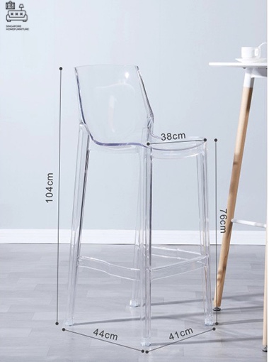Dijon Ghost Chair Transparent Chair Singapore SingaporeHomeFurniture