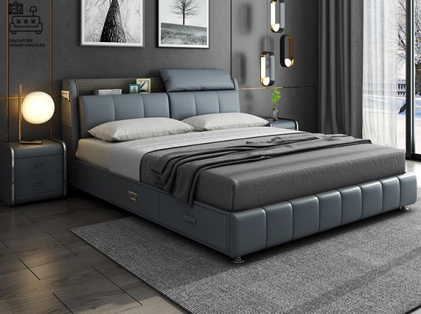Dinant Divan Bed Frame Singapore Bed with storage space SingaporeHomeFurniture