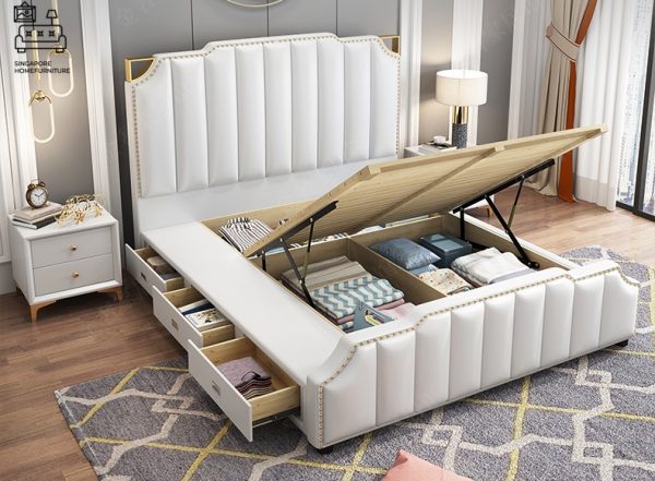 Forest Divan Bed Frame Singapore Bed with storage space SingaporeHomeFurniture