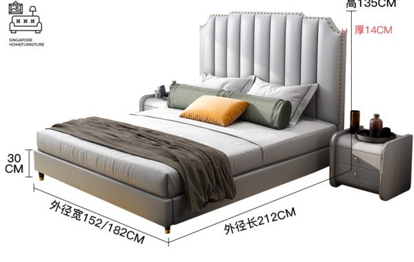 Hasselt Divan Bed Frame Singapore Bed with storage space SingaporeHomeFurniture