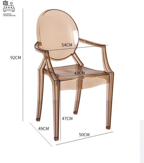 Metz Ghost Chair Transparent Chair Singapore SingaporeHomeFurniture
