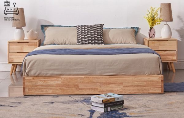 Mons Japanese Bed Frame Singapore Low Bed Frame Platform Bed SingaporeHomeFurniture