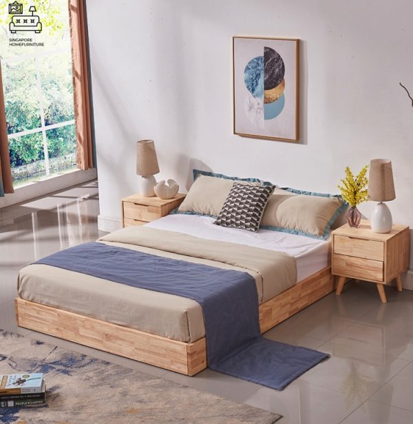 Mons Japanese Bed Frame Singapore Low Bed Frame Platform Bed SingaporeHomeFurniture