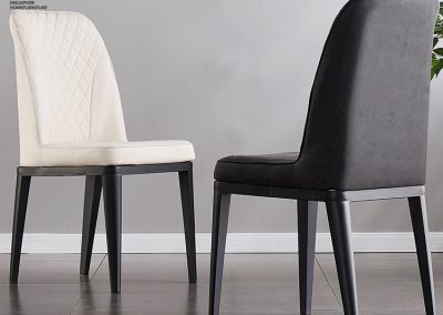 Rouen Leather Dining Chair Singapore SingaporeHomeFurniture
