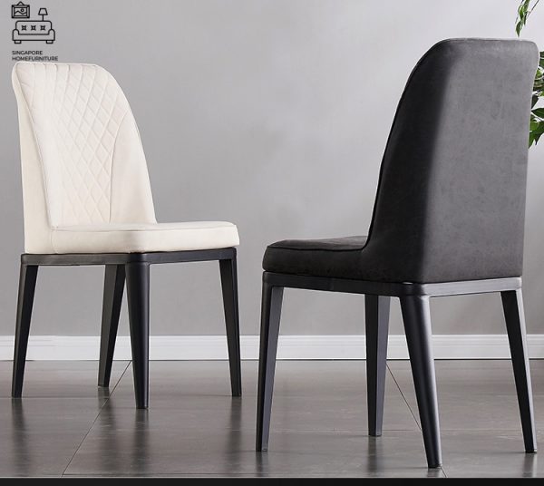 Rouen Leather Dining Chair Singapore SingaporeHomeFurniture