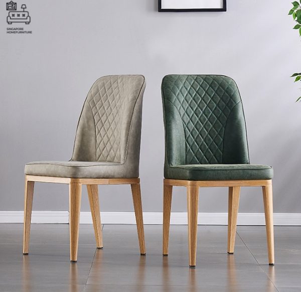 Rouen Leather Dining Chair Singapore SingaporeHomeFurniture