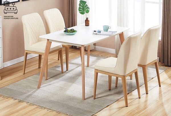 Rouen Leather Dining Chair Singapore SingaporeHomeFurniture